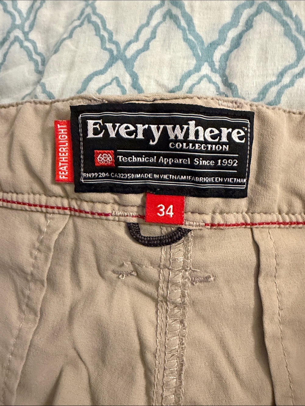 686 Men's Tan Hybrid Shorts - Picture 2 of 2